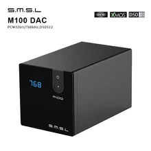SMSL M100 Audio DAC USB AK4452 Hifi dac décodeur DSD512 Spdif USB DAC ampli XMOS XU208 amplificateur numérique entrée coaxiale optique(China)