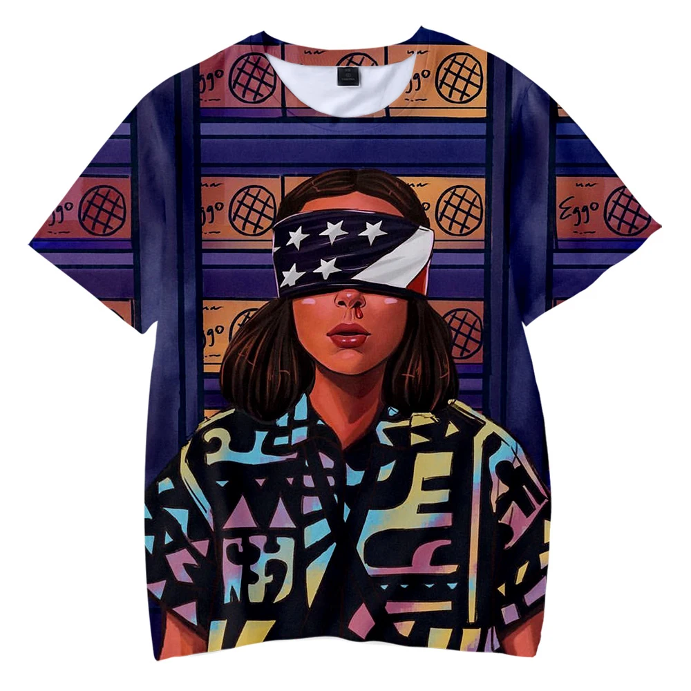 

Boys 3d Printed 3d T Shirt 2019 Tv Show Summer T Shirts Harajuku Stranger Things Tops Tees Kids Casual Children Clothes T-shirt