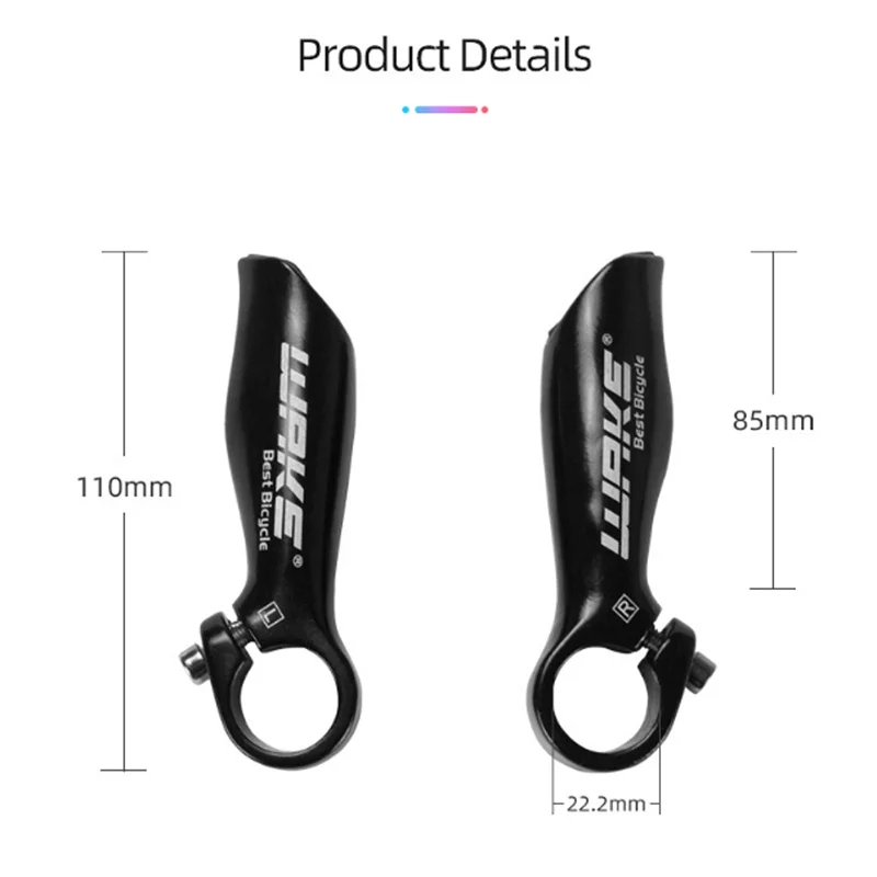 1 paar Mountainbike Barend Lenker MTB Bar End Tragen-beständig Lenker Abdeckung Griff Radfahren Zubehör – Detail 2