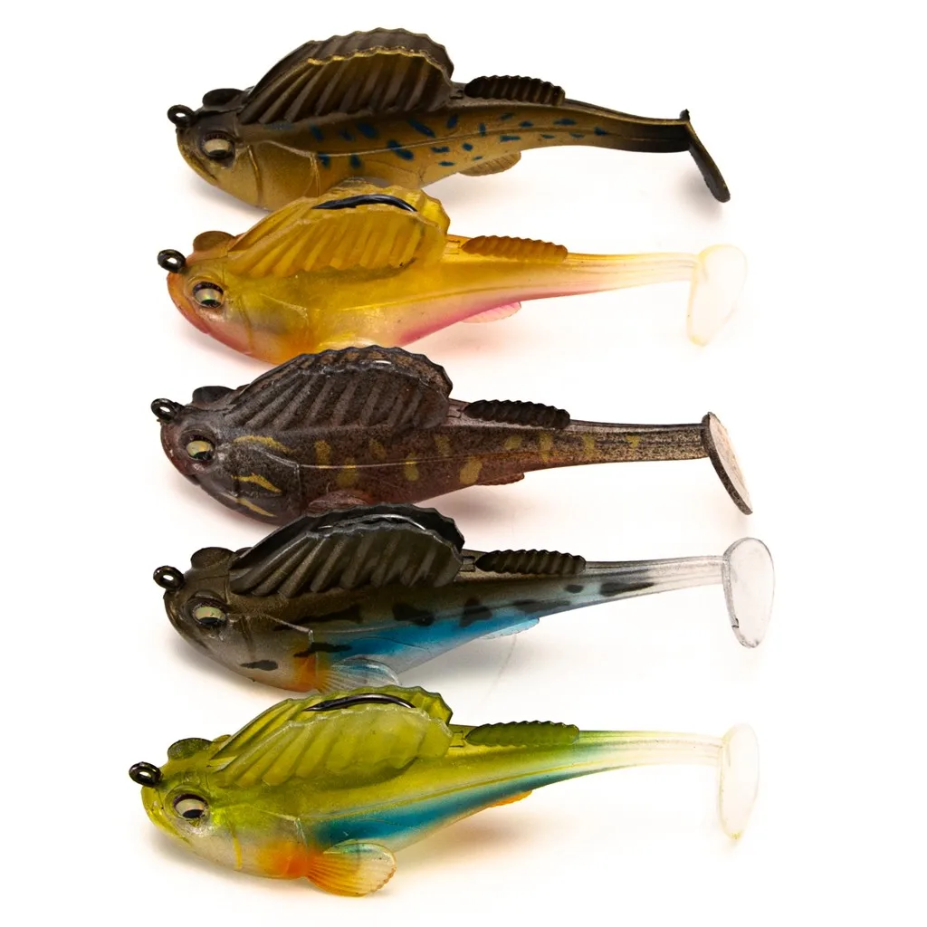 Новые рыболовные приманки ПВХ приманки снасти инструмент искусственный упакованный свинец жир голова один крючок рыба немного цвет различные стили