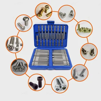 

50pcs Multifunction Bit Head Combination Set Extended Electric Screwdriver Bit U-shaped Cross-shaped Plum Post Connector Set
