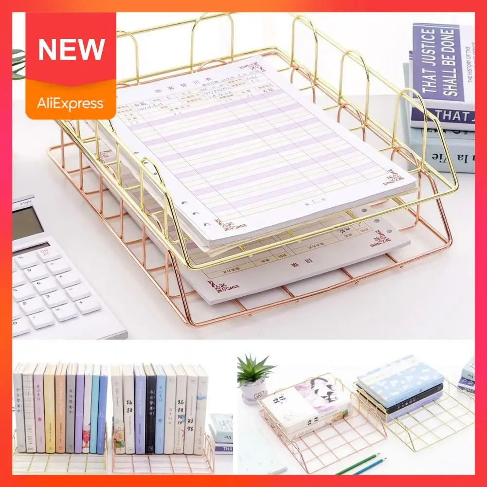 Железная корзина для файлов формата А4 держатель бумаги аксессуары в сетку