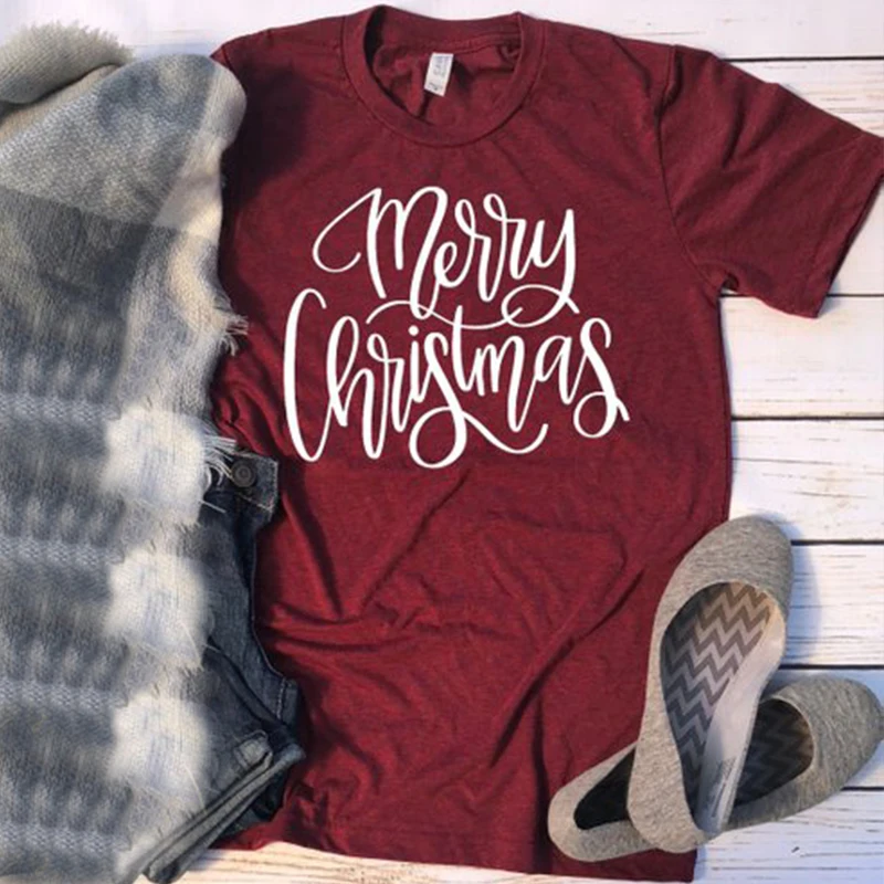 

merry christmas tree women winter t-shirts tee womens hot clothes female tshirt tops hot tee long sleeve shirt gothic