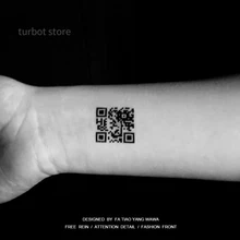 

Scanning The QR Code Tattoo Sticker Is I Love You! Confession Tattoo