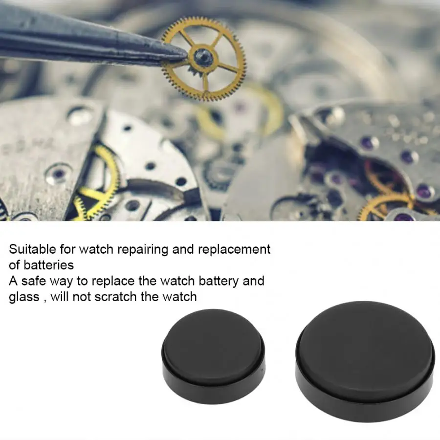 Jewelry Watch 2pcs Big Small Watch Movement Cushion Protective Casing Pad Holder Watch Repairing Tool Accessory for Watchmaker