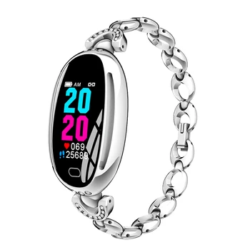 

Women Girl Crystal Luxury Smart Watch Pedometer Sport Smartwatch Bracelet Heart Rate Monitor Waterproof Watches For Android iOS