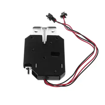 

Magnetic Latch Door Lock Electric Drop Bolt Picks Auto 12V Solenoid Induction Access Control File feedback lock Case Cabinet