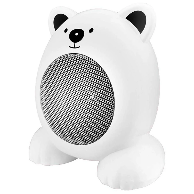 

Cute Cartoon Space Heater Portable Electric Heater for Home Bedroom Office Desk Table Ceramic Heater Fan Mini Small Heater US Pl