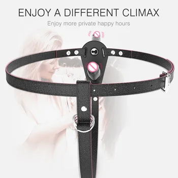 Double Penis Strapon Realistic Dildo For Adult Panties Ultra Elastic Harness Belt Strap On Big Dildo Vibrator Sex Toys For Woman 6