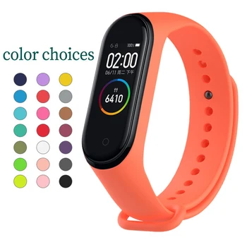 

Silicone loop replaceable Bracelet for Xiaomi Mi band 4 Sports Wristband Breathable Strap for Miband 4 smart watch Accessories
