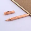 luxury High quality ROSE golden metal GIFT Rollerball pen classic write switzerland ink pen ballpoint pen office Supplies ► Photo 3/6