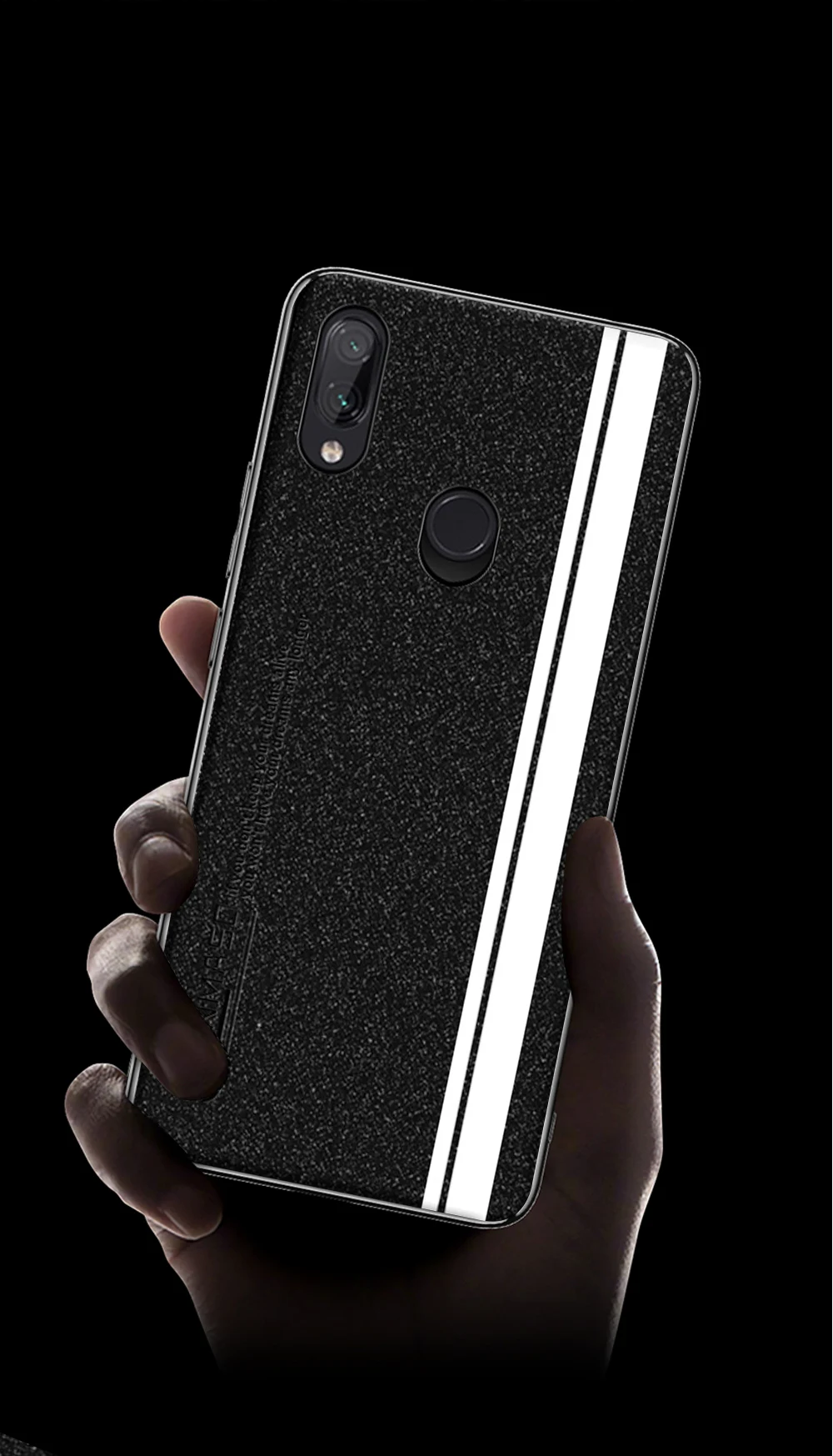 Чехол для Redmi Note 7 чехол Роскошный Глянцевая искусственная кожа Капа для Xiaomi Redmi Note 7 полный защитный противоударный чехол для телефона
