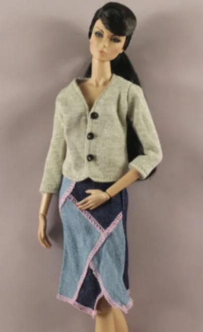 Новые стили одежды куклы игрушки платье юбки брюки для fr BB 1:6 куклы A177 - Цвет: clothes only