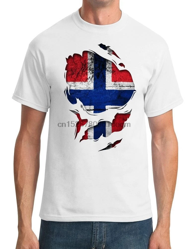 2019 moda calle Hip Hop Fitness Noruega efecto rasgado bajo Camiseta redondo adolescente Pop Top camisetas|Camisetas| - AliExpress