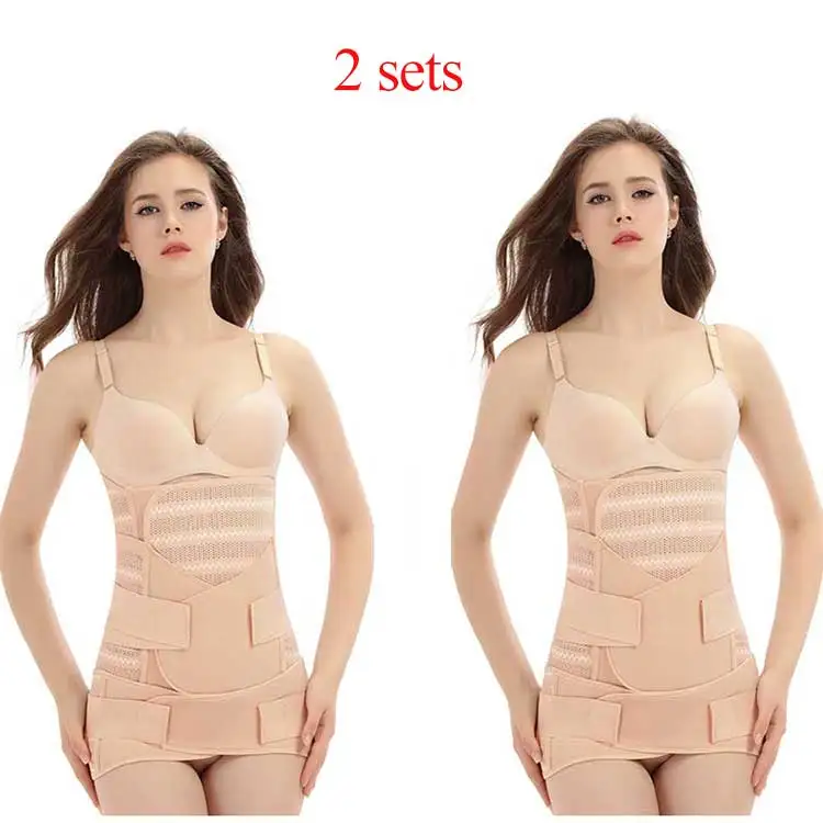 2pcs nature color 3 шт./компл. беременных Для женщин пояс после Беременность Поддержка Пояс живота корсет Послеродовая послеродовой пояс повязки после родов Форма - Цвет: 2pcs nature color