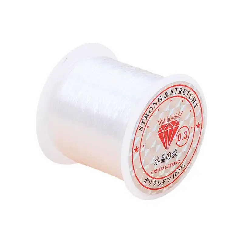3 Pcs 0.3mm Fishing Line Nylon Fish Fishing Line Spool Beading String Jewelry Beading Thread for