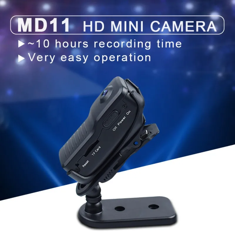 

MD11 Mini Camera 720p Mini Camera Camcorder Digital Video Audio Recorder DV DVR for Sport Helmet Car Bicycle Micro Cam