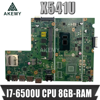 شراءلوحة أم للكمبيوتر المحمول For Asus X541U X541UVK X541UAK X541UA X541UV X541UJ اختبار اللوحة الرئيسية OK ث/I7-6500U وحدة المعالجة المركزية 8GB-RAM