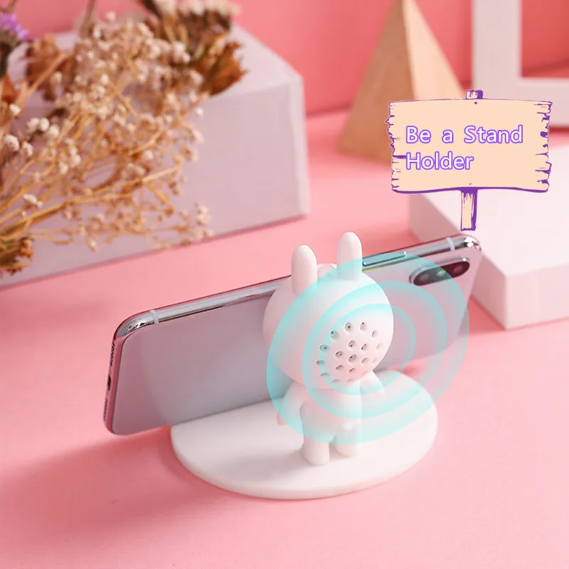 Bluetooth Speaker Cute Animal Wireless Mini Portable Pocket Stand Holder Accessories Outdoor Small Wireless Bluetooth Speaker