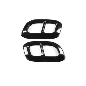 

Black For Mercedes Benz GLE350 GLE450 GLC GLS W167 X253 X167 2020 Muffler Exhaust Pipe Tail Cover Trim Car Exterior Accessories