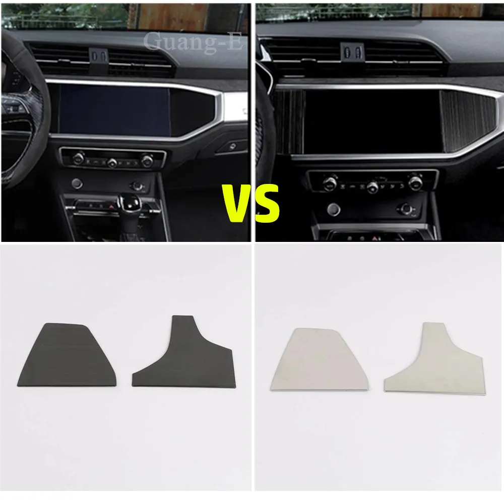 

Car cover middle console outlet vent air-condition volume navigation switch trim frame 1pcs For AUDI Q3 （F3）2018 2019 2020