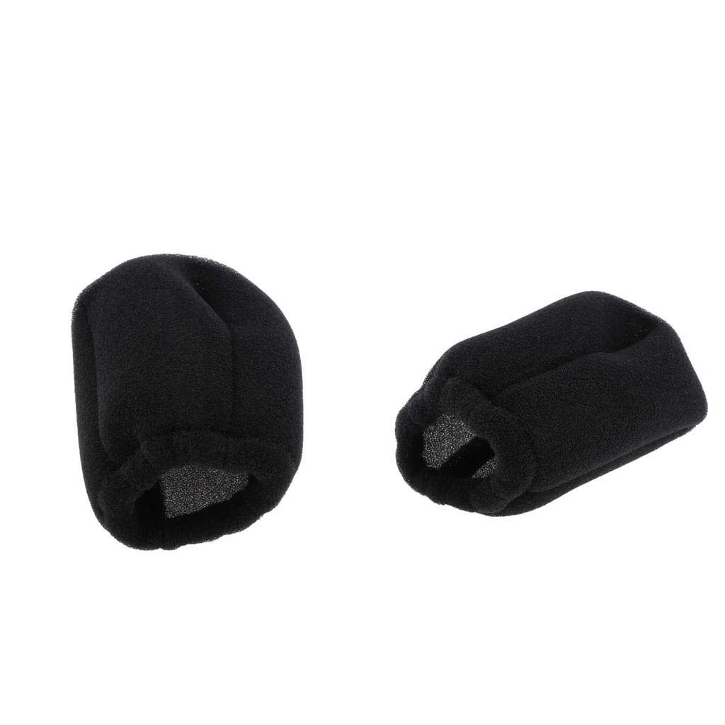 Black Sponge Professional Universal Hair Diffuser Attachment Sock,Pack 2