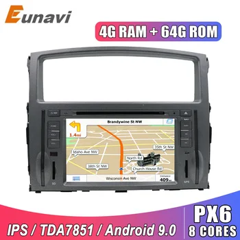 

Eunavi 2 din Android 9 Car radio dvd GPS For MITSUBISHI PAJERO V97 2din stereo headunt Multimedia Player Navigation IPS TDA7851