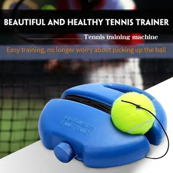 

Tennis Singles Linker Movement Sparring Device Sports Home Tennis Practice Trainer Tennis Training Tool Durable Practical