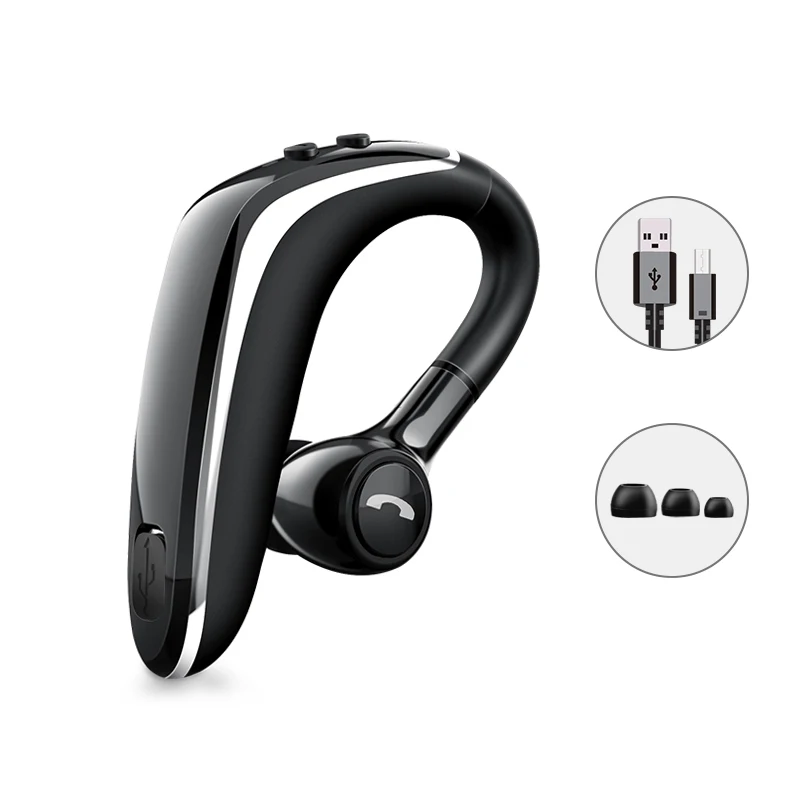 X01 Wireless Earphone Bluetooth 5 0 Hanging Ear Business Driving Headset HD Mic Waterproof Sports Headphone