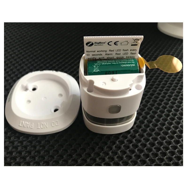Беспроводной HEIMAN Zigbee smart анти пожарная сигнализация датчик дыма Сертификация CE