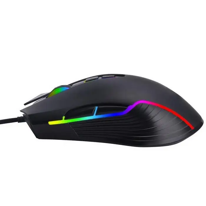 USB Проводная игровая макро-мышь определение фотоэлектрический кабель RGB мышь 2,4 ГГц 7 четырехходовая 1,45 метра
