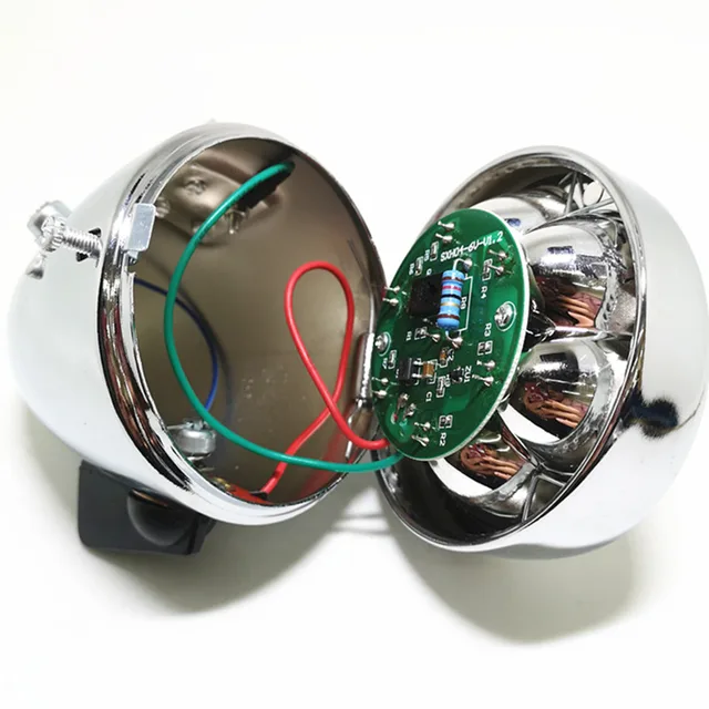 Ocnvlia Kit Éclairage Vélo Dynamo 6V 3W - Phare Et Feu Arrière Par Friction Argent/Noir