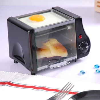 

Mini Electric Oven Roast Grill Frying Pan Toaster Cake Bread Baking Machine Fried Eggs Omelette Breakfast Maker Electric Grill