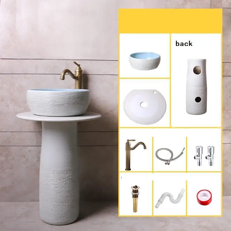 Version C Salle De Bain Баньо судно Umywalka Nablatowa Ванная Комната Раковиной Waschbecken бассейна умывальник Куба поо Banheiro умывальник - Цвет: Version C