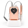Rechargeable 35000RPM Brushless Portable Cordless Heart Shape Plating Silver E File Electric Manicure Nail Drill Machine 5