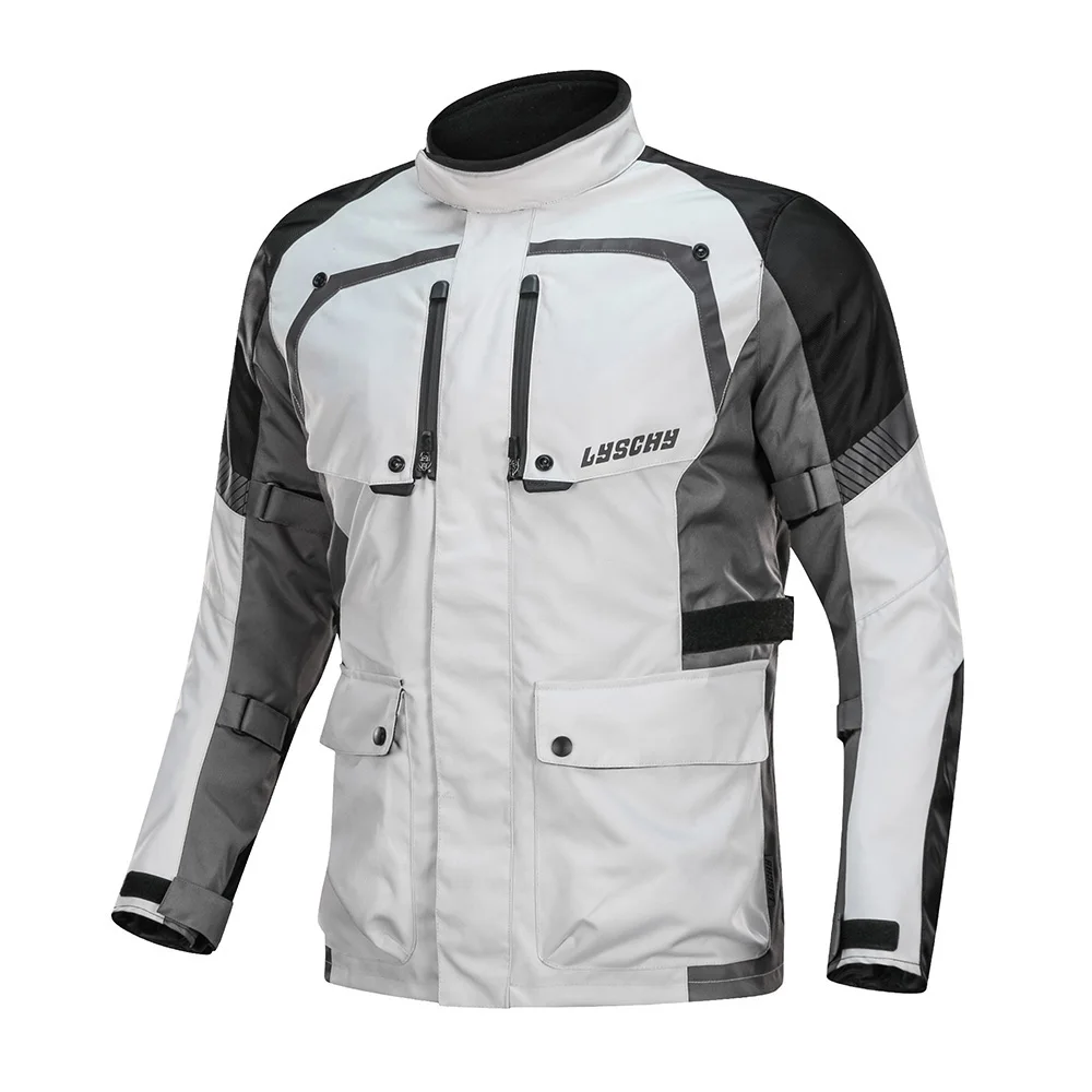 LYSCHY мотоциклетная куртка ветрозащитная Водонепроницаемая мотоциклетная куртка для мотокросса Защитная Экипировка