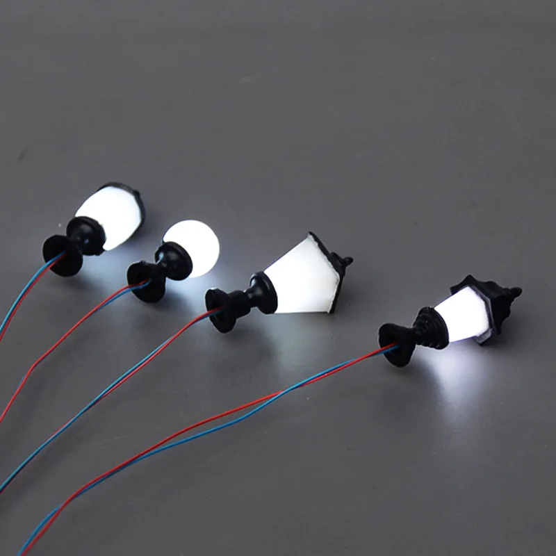 

model train ho scale LED lawn light 3v n scale model trains diy manual material building sand table model luminous garden light