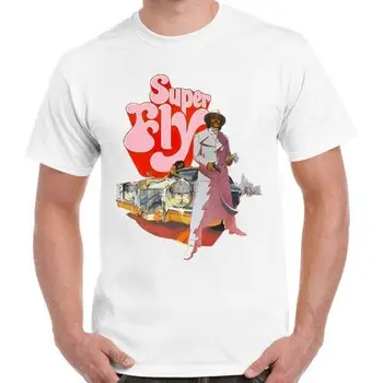 

Super Fly Movie Hipster Pimp Film Poster VIntage Retro T Shirt 465