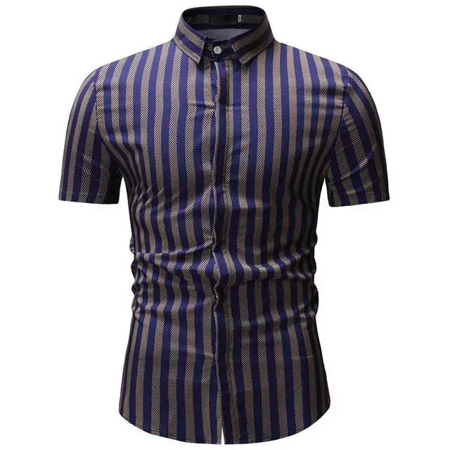 Men's plaid pocket shirt new design men's slim short sleeve dress shirt casual men's shirt Chemise Homme Camisa Social XXXL - Цвет: YS15 yellow