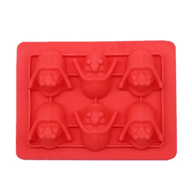 Torta Díszítő Formák Szilikon Csokoládé Cukorka Sütéshez Nyúlós Desszert Jégkocka A Csillagok Háborúja Rajongói Számára - Image 4