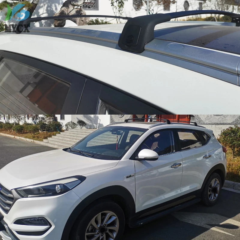 Перекладины подходят для hyundai Tucson багажа багажник на крышу Rail поперечные