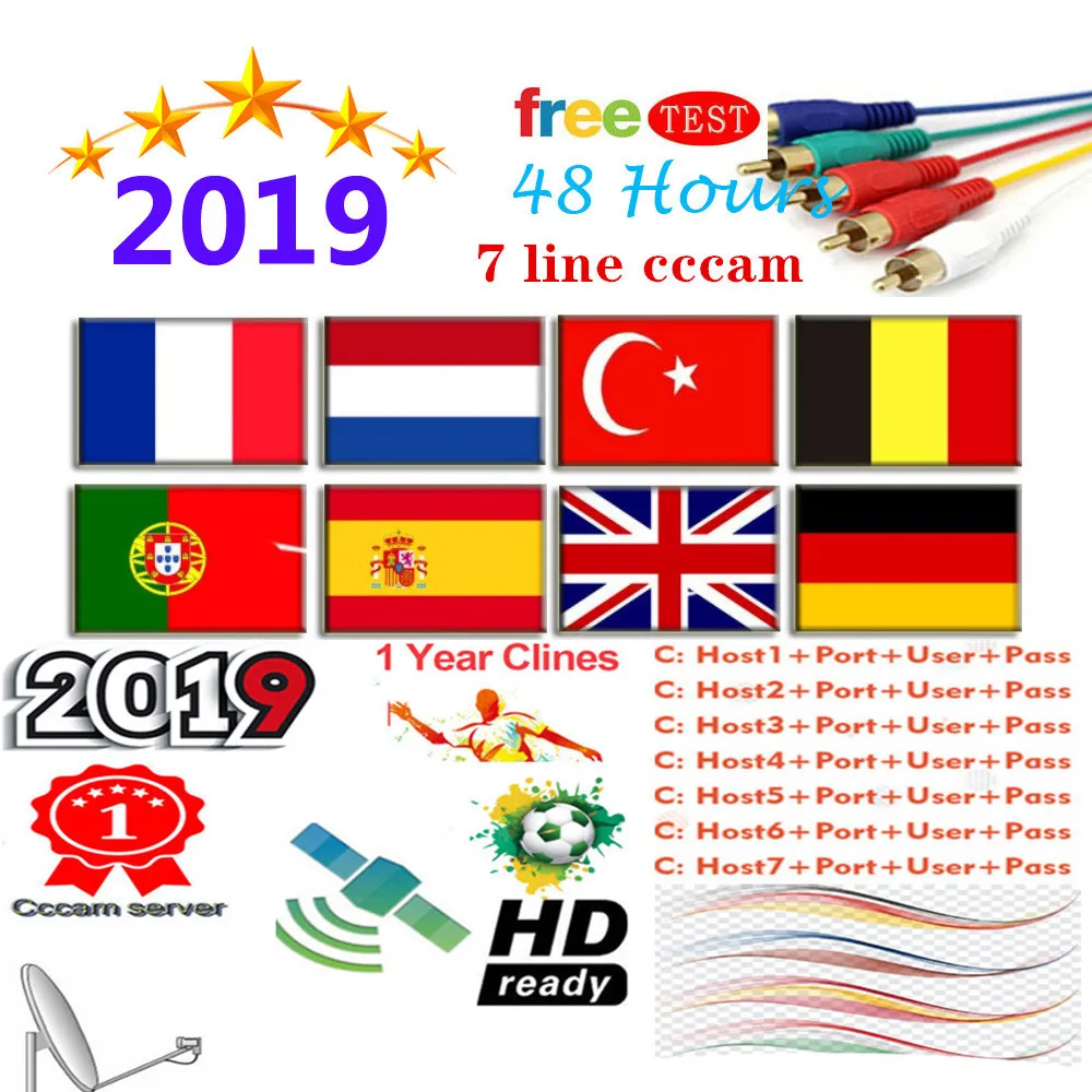 

Europe Cccam Cline for one year Europe Free Satellite Line Share Northern Italy /Spain /France /Germany ICS Satellite receiver