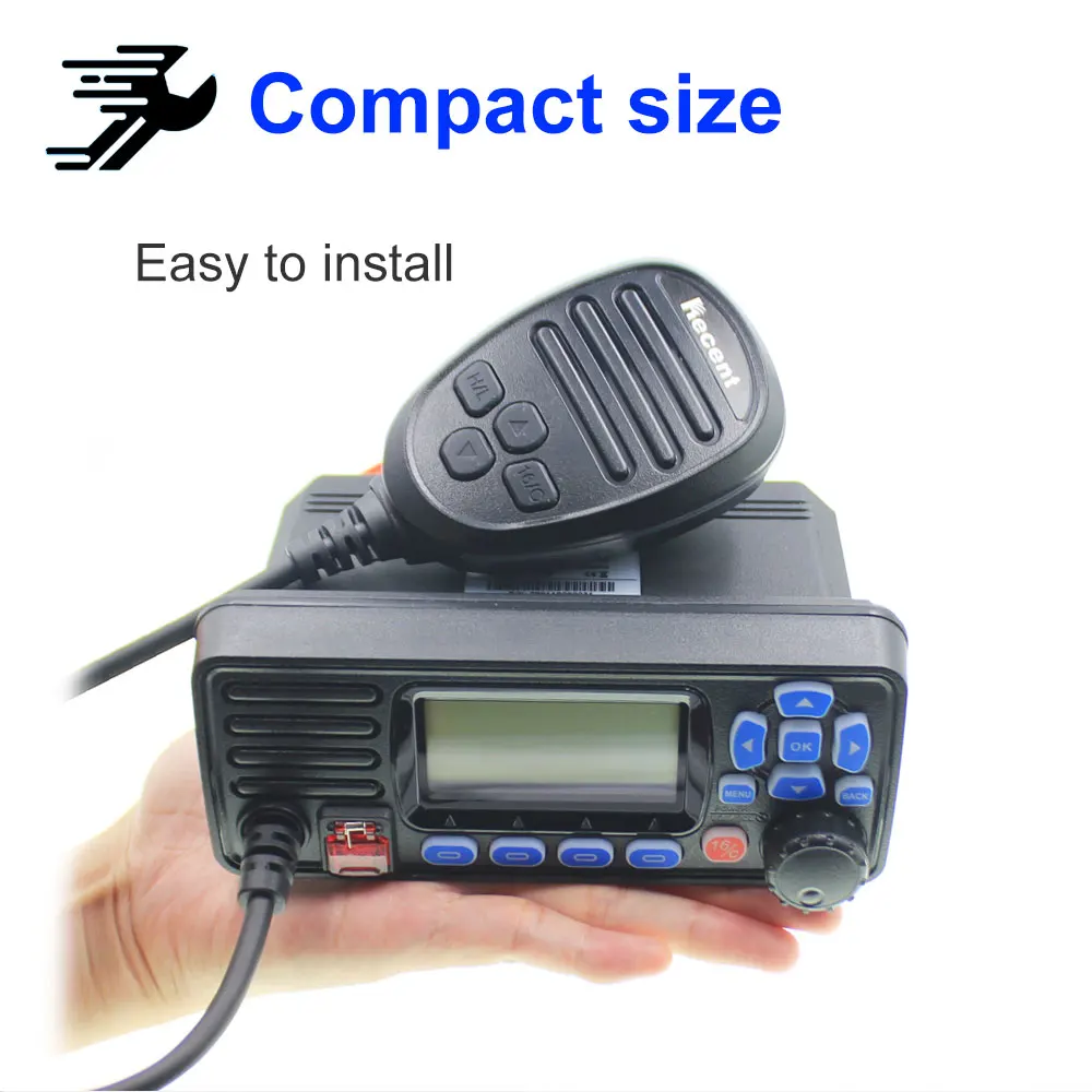 25W High Power RS-507 VHF Marine Band Walkie Talkie Mobile Boat Radio Waterproof 2 Way Radio Mobile Transceiver best long range walkie talkie