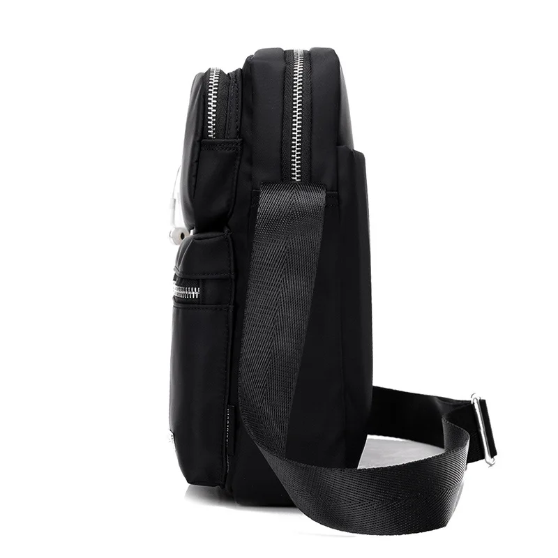 

Fashion MEN'S Single-shoulder Bag Trend Outdoor Travel Bag Large Capacity Waterproof Nylon Bag Lightweight Shoulder Commuter Bag