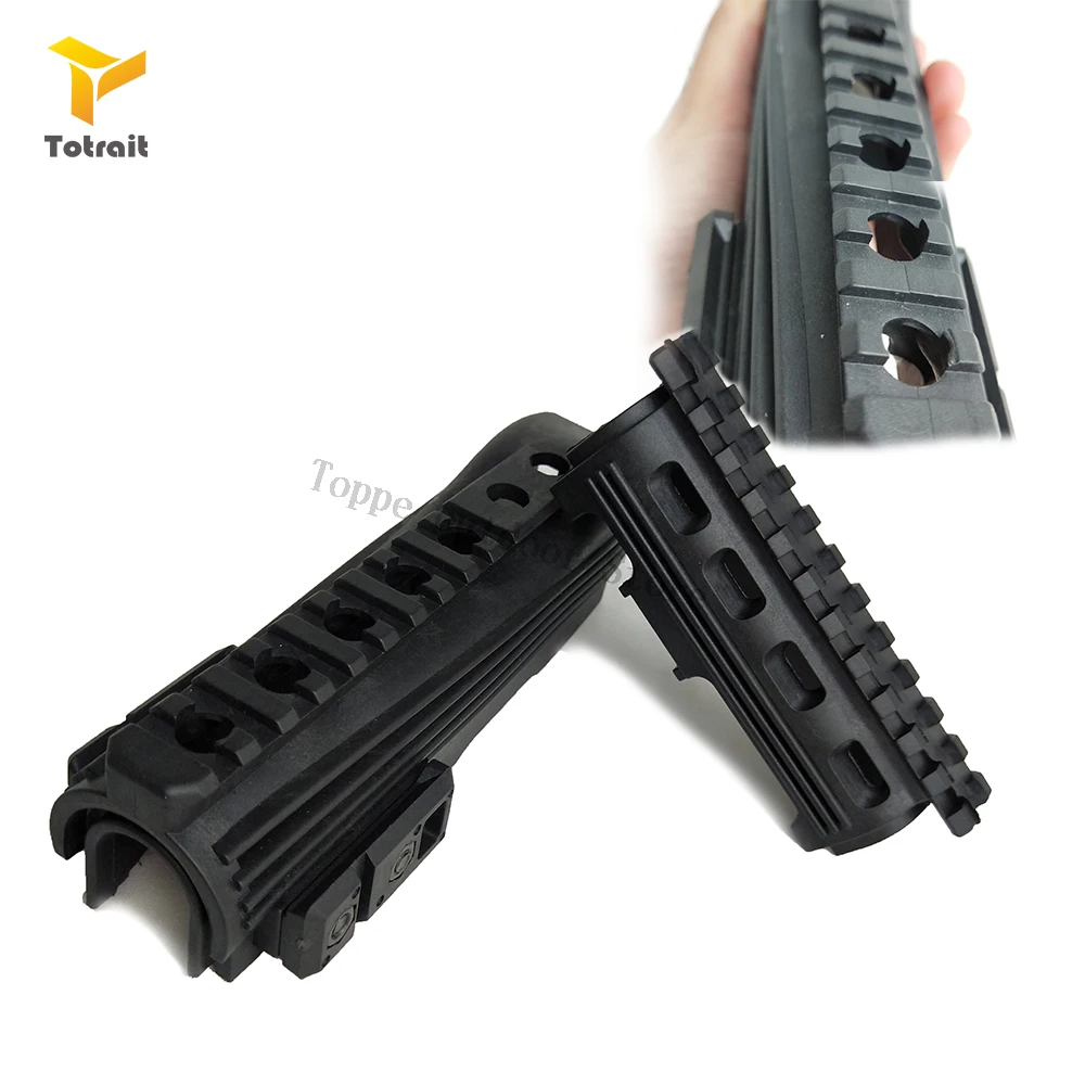 TOtrait Airsoft стрелять AK 47 Strikeforce полимера рукавицы верхней и нижней планка Пикатини