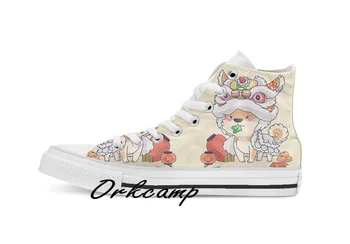 

Year of the Good Boy Custom Casual High Top lace-up Canvas shoes sneakers Drop shipping