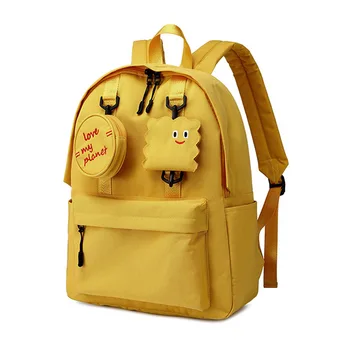 

Women Waterproof Polyester Backpack Girls For Middle School Students Travel Shoulder Backpacks Children Schoolbag Women Bag 2020
