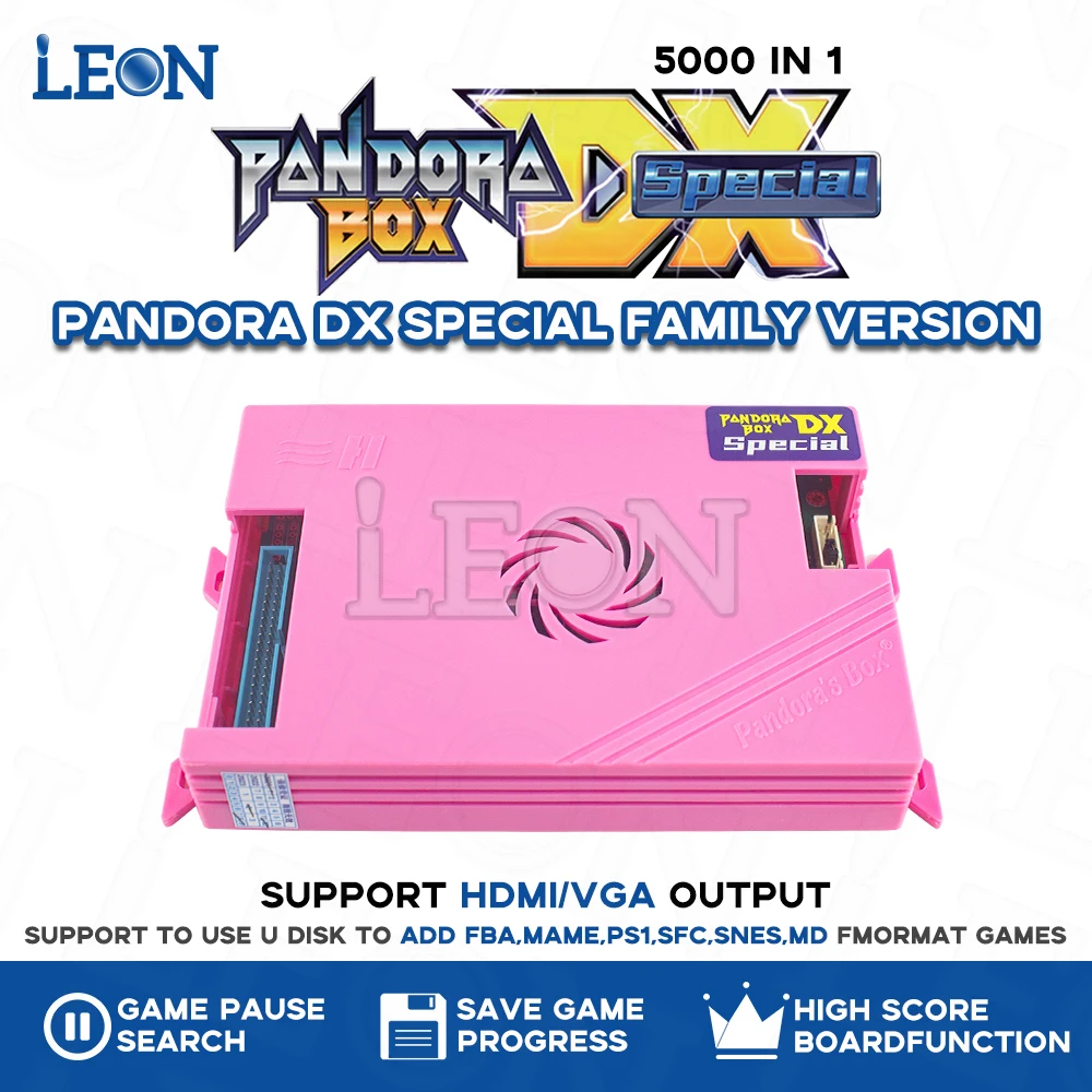 Pandora Box Dx Home Special Verison Original Game Board Retro Game Support 4 Players Vga Hdmi Output Pandora Arcade Console CRT 1x2 hdmi splitter 4k 2k 3d support 1 input 2 output hdmi distribution