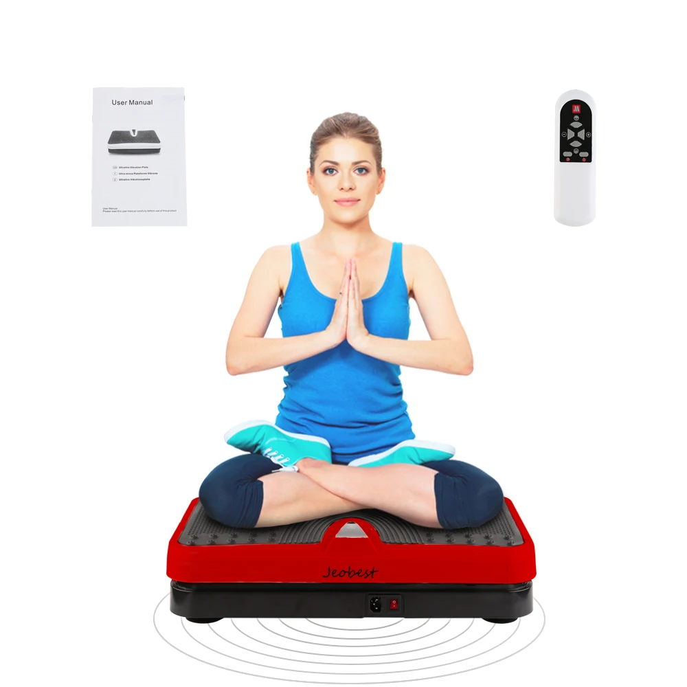 

Body Fitness Vibration Plate Toiletry Kits Machine Training Platform Plate Women Workout Trainer Power Weight Loss Tools HWC