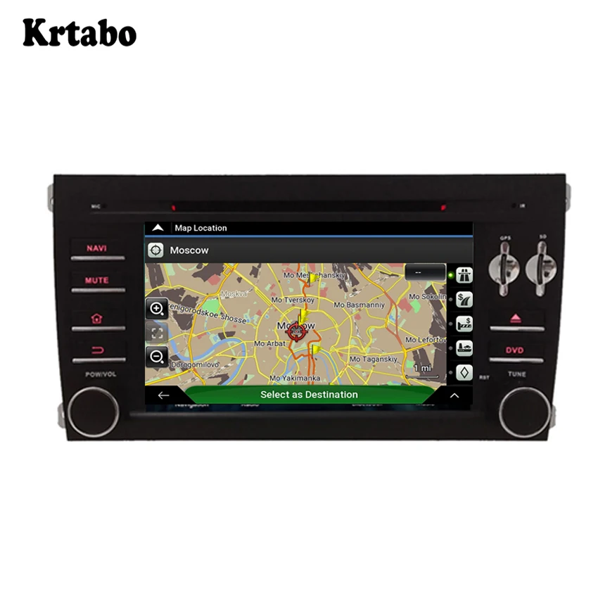 For Porsche Cayenne 2006-2010 Android smart car navigation reversing image control screen one machine recorder support DVD